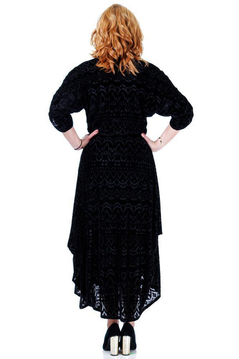 Rochie catifea neagra Liza Panait Liza Panait Online Boutique