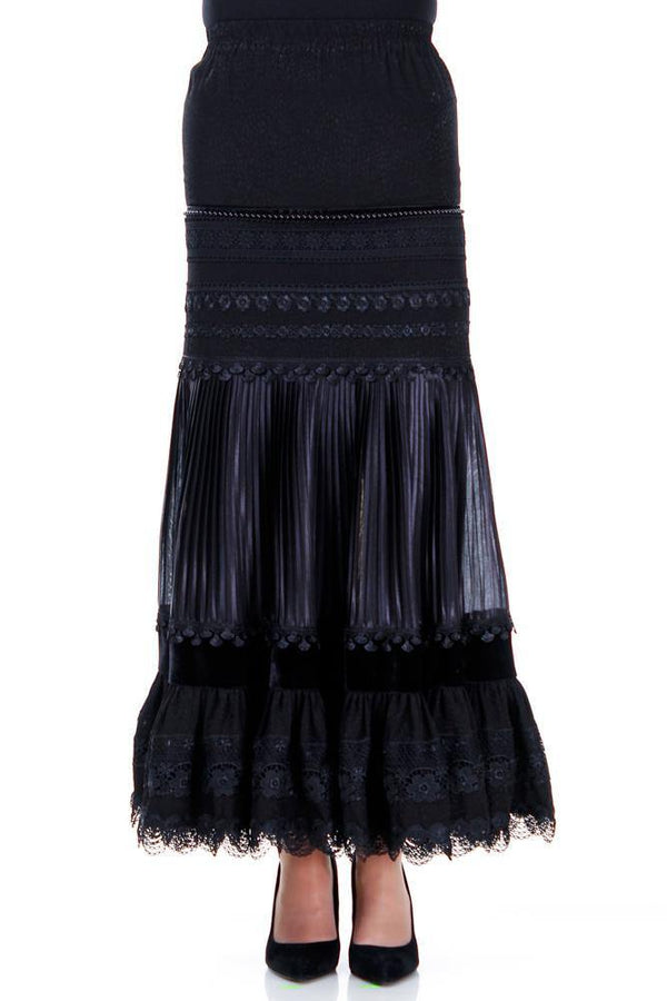 Fusta neagra vascoza Liza Panait Liza Panait Online Boutique