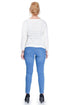 Pantalon denim cu broderie Liza Panait Liza Panait Online Boutique