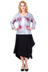 Bluza pictata jerse Liza Panait Liza Panait Online Boutique