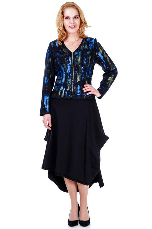 Sacou tricot pictat Liza Panait Liza Panait Online Boutique