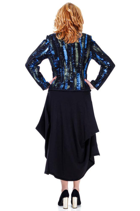 Sacou tricot pictat Liza Panait Liza Panait Online Boutique