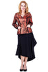 Sacou jerse pictat Liza Panait Liza Panait Online Boutique