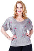 Bluza pictata jerse Liza Panait Liza Panait Online Boutique