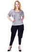 Bluza pictata jerse Liza Panait Liza Panait Online Boutique