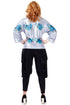 Bluza pictata jerse Liza Panait Liza Panait Online Boutique