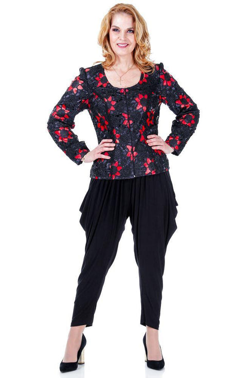 Jacheta dantela si piele Liza Panait Liza Panait Online Boutique