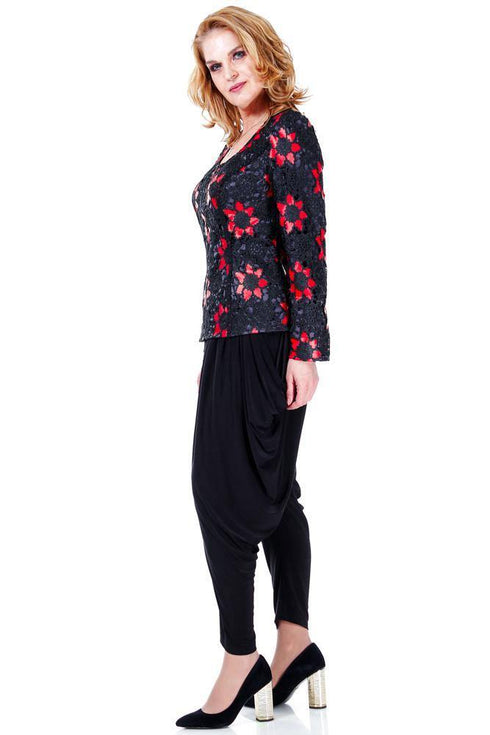 Jacheta dantela si piele Liza Panait Liza Panait Online Boutique