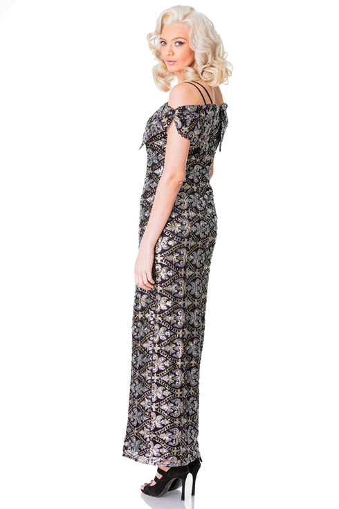 Rochie tull paietat T-79