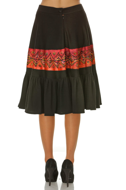 Fusta jerse neagra M-12